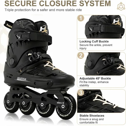 Miniatura 4 de Patines en línea para hombres y mujeres, patines de rendimiento para mujeres y hombres, patines profesionales para unisex, para exteriores e