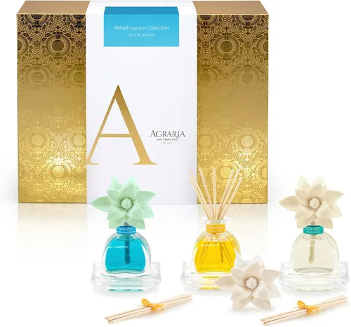 Miniatura 51 de AGRARIA Set de Difusor de Aroma de Flores y Varillas AirEssence, Juego de Fragancia Botánica de Flores Sola Hecho a Mano, Juego de Difusor de Aceite