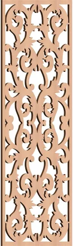 Miniatura 115 de Meadville Paneles decorativos de pared de madera con calado, 9 3/8 pulgadas de ancho x 24 3/8 pulgadas de alto x 1/4 de alto, aliso