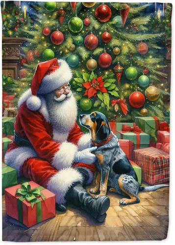 Miniatura 76 de Caroline's Treasures DAC4159CHF - Bandera de casa de Husky siberiano y Papá Noel para porche, grande, para colgar en la pared, poliéster