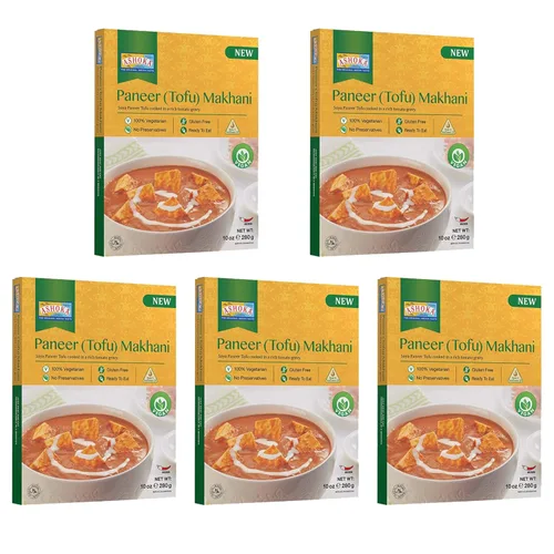 Miniatura 9 de Ashoka Comidas indias tradicionales 1932, curry de verduras mixtas veganas, platos principales listos para comer para microondas, Shahi Navratan