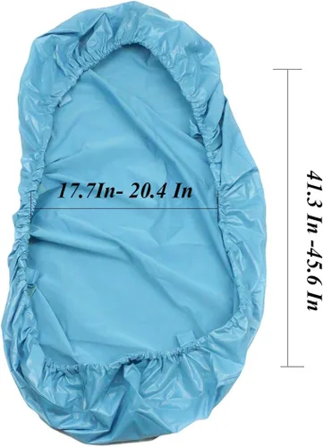 Miniatura 2 de Funda protectora para silla dental, seda de leche avanzada + TPU + material impermeable de película compuesta (azul)