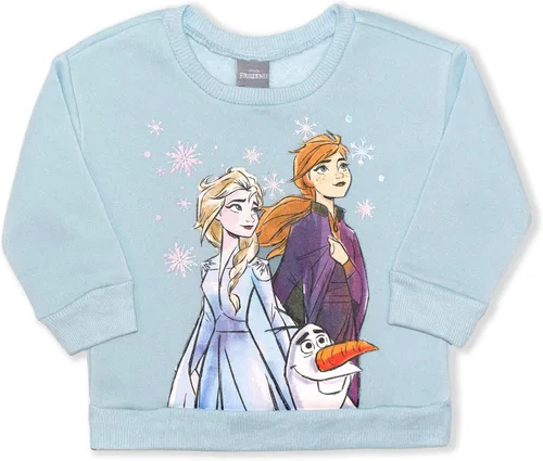 Miniatura 2 de Disney Princess - Conjunto de 2 piezas con capucha y manga larga con cremallera para niñas pequeñas