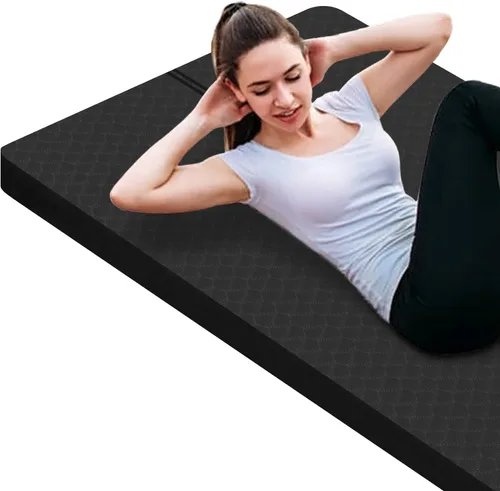 nuveti Tapete Grande para Ejercicios - Tapete de Yoga de 15mm/20mm/30mm de Grosor | Tapete de Ejercicios para Fitness, Yoga, Pilates, Estiramientos