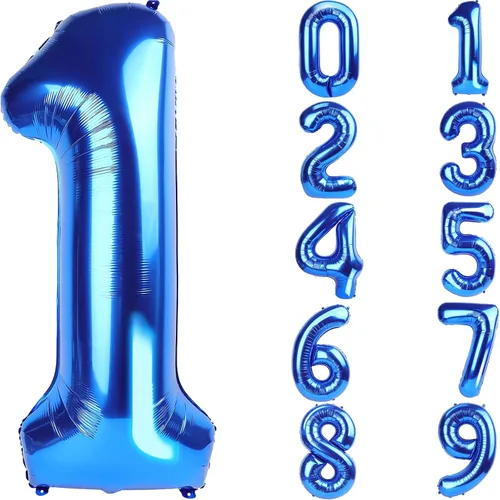 Miniatura 69 de SINBEE Globo dorado del número 10, papel de aluminio Mylar de 40 pulgadas, decoración de fiesta reutilizable para cumpleaños, aniversario, Oro