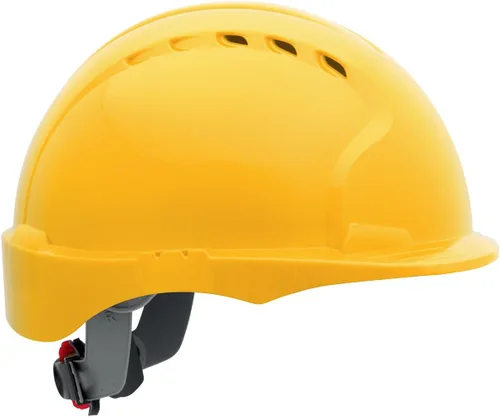 Miniatura 2 de Evolution Deluxe 6151 280-EV6151SV-10 - Casco de ala corta ventilado, con carcasa de HDPE, suspensión de poliéster de 6 puntos y ajuste de trinquete