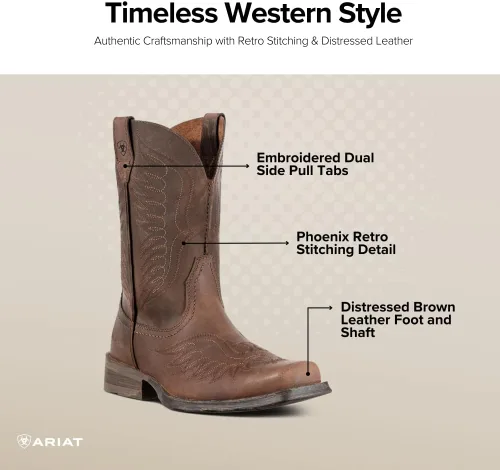 Miniatura 5 de Ariat Botas vaqueras Rambler Phoenix para hombre