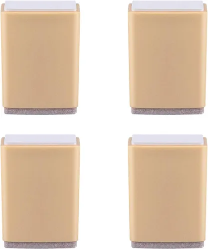 Miniatura 10 de Piernas autoadhesivas cuadradas/redondas para muebles, patas de mesa de café de 1.969 in de alto, cojín de patas de sofá silencioso, patas