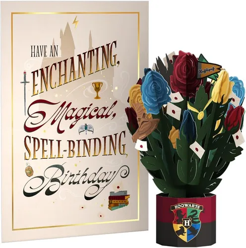 Miniatura 9 de Lovepop Tarjeta desplegable de feliz cumpleaños para ella y él, tarjetas de felicitación de cumpleaños 3D de Harry Potter para niños, niñas