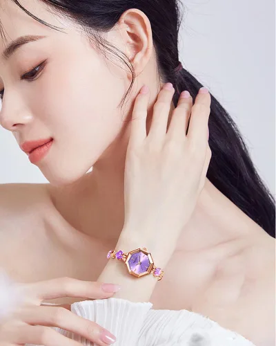 Miniatura 7 de SOLLEN Reloj de cuarzo para mujer, relojes analógicos de cuarzo de moda impermeables para mujer