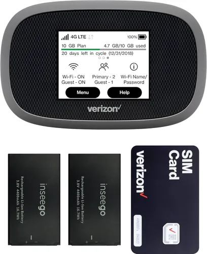Miniatura 8 de Verizon Wireless Jetpack Inseego MiFi 8800L Hotspot móvil VPN gratuito para viajes WiFi portátil móvil 4G Desbloqueado globalmente Velocidad