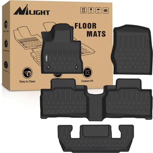Miniatura 30 de Nilight Alfombrillas TPE para Ford F250 F350 F450 Super Duty Crew Cab 1999 2000 2001 2002 2003 2004 2005 2006 2007 ajuste personalizado para todo