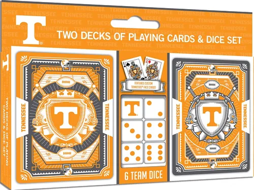 Miniatura 2 de MasterPieces Game Day - NCAA Texas A&M Aggies - Paquete de 2 cartas de juego y dados - Juego con licencia oficial para adultos y familia
