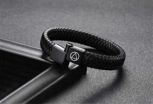 Miniatura 3 de ForeverWill Pulsera ajustable de silicona sobriedad, pulsera de recuperación de adicciones AA AF Alchohol personalizada para hombres, mujeres