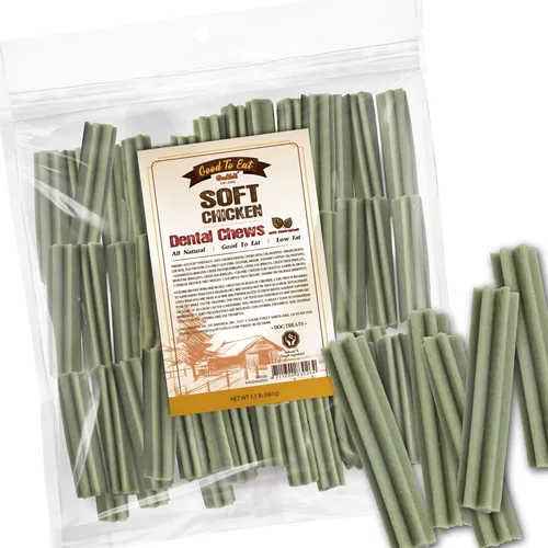 Miniatura 11 de Gootoe Golosinas para perros, carne seca de pollo para perros, golosinas de entrenamiento para perros; alta en proteínas, sin gluten