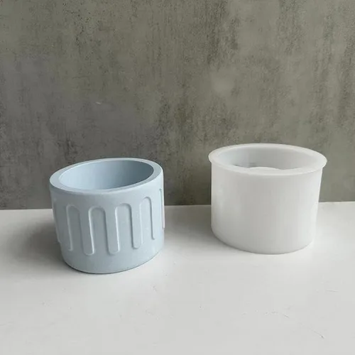 Miniatura 3 de Molde de silicona para macetas de concreto, molde de silicona para suculentas, molde de fundición de resina para macetas suculentas de bricolaje