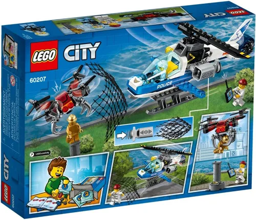 Miniatura 3 de LEGO City Sky Police Drone Chase 60207 Kit de construcción (192 piezas)