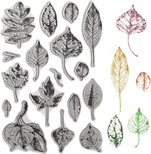Miniatura 11 de CRASPIRE Sellos Transparentes con Fondo de Grieta Vintage Retro, Sellos de Goma Reutilizables de Silicona Transparente para Álbum de Fotos, Álbum