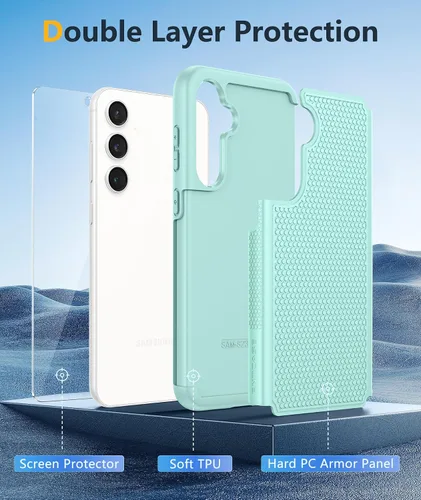 Miniatura 463 de FNTCASE Funda para iPhone 17 Pro: Fundas delgadas translúcidas de color azul claro compatibles con MagSafe, protección completa de la cámara