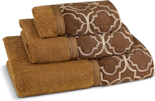 Miniatura 89 de Zahari Home Capri - Juego de toallas de baño de 3 piezas, toalla de baño, toalla de mano y toalla facial, decoración moderna, hermoso diseño único