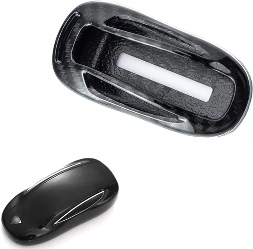 Miniatura 7 de Xotic Tech - Funda protectora para llave de control remoto sin llave, color negro brillante, compatible con Tesla Model X