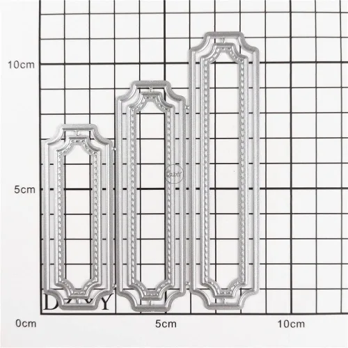 Miniatura 3 de DzIxY Troqueles de corte de metal con etiqueta de encaje de sombra para kit de fabricación de tarjetas, troqueles de papel de relieve, plantillas