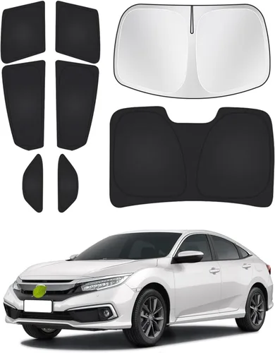 Miniatura 177 de Canvcle Parasol para parabrisas para Honda Civic de 11ª generación 2022-2025 2026 (no para Hatchback), kit de cubierta para ventana trasera lateral