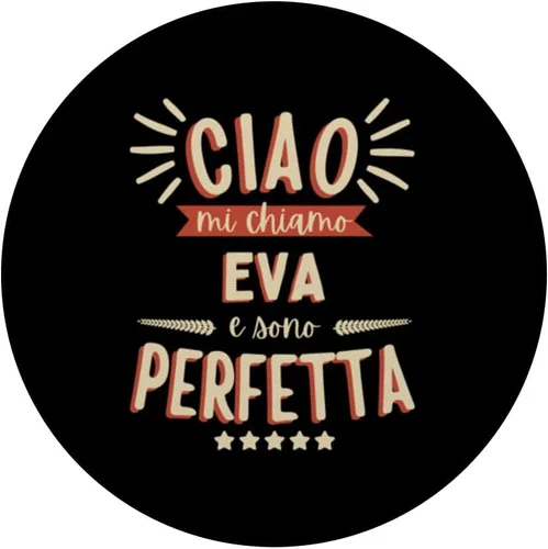 Miniatura 3 de Eva Idea Regalo Personalizzata Amica Nome Divertente PopSockets Standard PopGrip