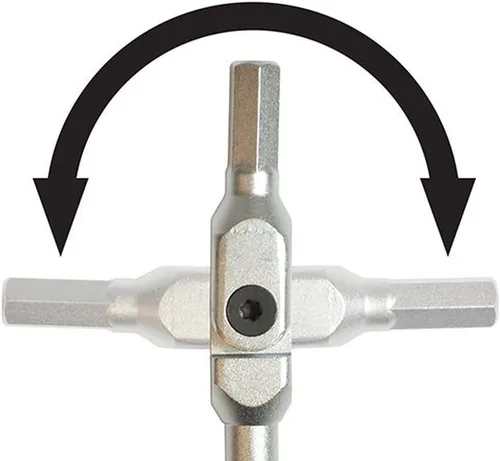 Miniatura 2 de Bondhus K18 HEX-PRO Juego de llaves Torx de cabeza de pivote de 5 piezas, tamaños: T40, T45, T47, T50 y T55, multicolor, talla única, 00018