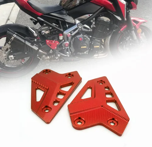Miniatura 7 de Accesorios de aluminio CNC para motocicleta, reposapiés, juego trasero, estribera, placas de talón, protector para Kawa' Z900 2017-2022 2023