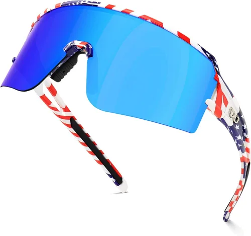 Miniatura 12 de FMY Gafas de sol polarizadas para ciclismo, lentes deportivos con protección UV400, para béisbol, correr, pescar, para hombres, mujeres y jóvenes