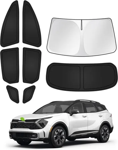 Miniatura 23 de Canvcle Parasol para parabrisas para Honda Civic de 11ª generación 2022-2025 2026 (no para Hatchback), kit de cubierta para ventana trasera lateral
