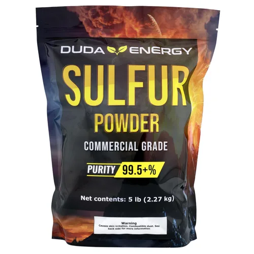 Duda Energy Fertilizante de grado comercial en polvo de azufre de 5 libras
