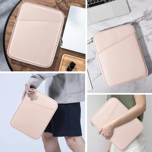 Miniatura 7 de MoKo Funda para tablet de 9 a 11 pulgadas, compatible con iPad Air M4/Pro M5 de 11 pulgadas, iPad A16 de 11 pulgadas, i-Pad 10/9/8/7th/Air 5/4th Rosa