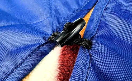 Miniatura 6 de DOWN UNDER OUTDOORS Manta grande impermeable y resistente al viento, extra gruesa de 350 GSM, forro polar acolchado, o manta de estadio de sherpa