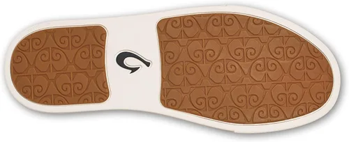 Miniatura 3 de OLUKAI Pehuea Li 'ili - Tenis de cuero para mujer, zapatos casuales para uso diario con tacón caído, suela de goma que no deja marcas, ajuste cómodo