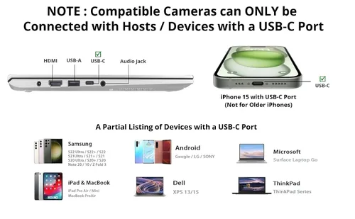 Miniatura 5 de Cable de carga de transferencia de imágenes USB con conector USB-C UC-E6 UC-E16 UC-E17 para cámaras Nikon Coolpix/DSLR seleccionadas para PC, iPhone