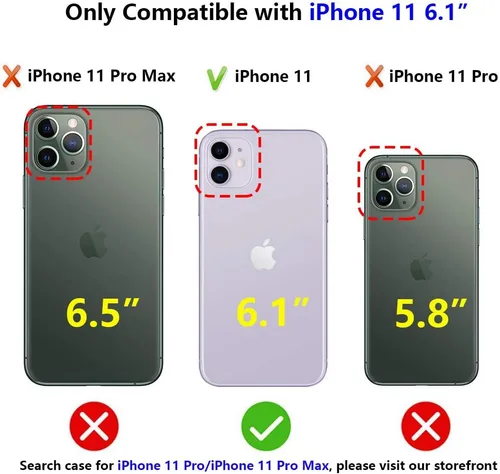 Miniatura 2 de Funda para iPhone 11 con purpurina dorada, delgada, a prueba de golpes, flexible, funda de TPU de silicona suave para iPhone 11 de 6.1 pulgadas