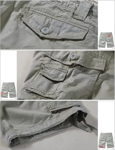 Miniatura 6 de Match Pantalones cortos estilo cargo para hombre