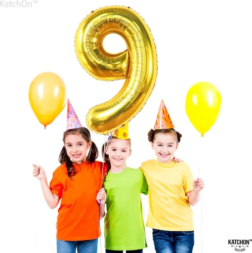 Miniatura 1120 de KatchOn, Globo grande azul número 2 de 40 pulgadas Decoraciones de cumpleaños de Baby Shark para niño de 2 años Globo azul número 2 Globo