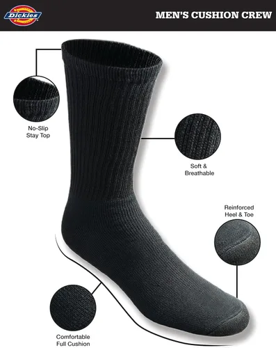 Miniatura 2 de Dickies - Calcetines acolchados para hombre (6/12 unidades)