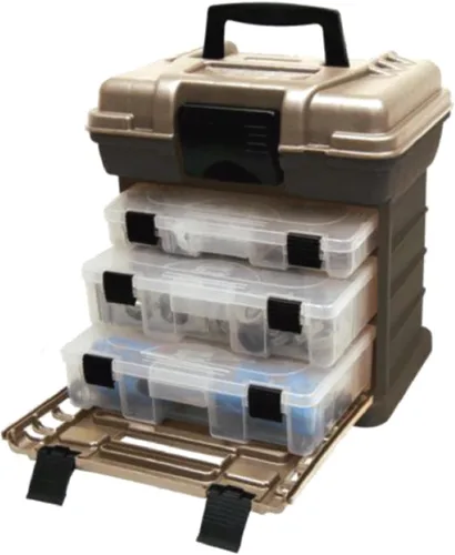 Plano Molding 1363 Stow N Go Caja de herramientas, gris grafito y arenisca
