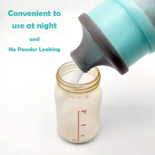 Miniatura 4 de Recipiente dispensador de fórmula para bebés, Dispensador portátil de leche en polvo, Contenedor de almacenamiento de viaje para alimentación
