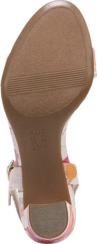 Miniatura 6 de Naturalizer Sandalias de tacón Bristol para mujer, Floral blanco y rosa.