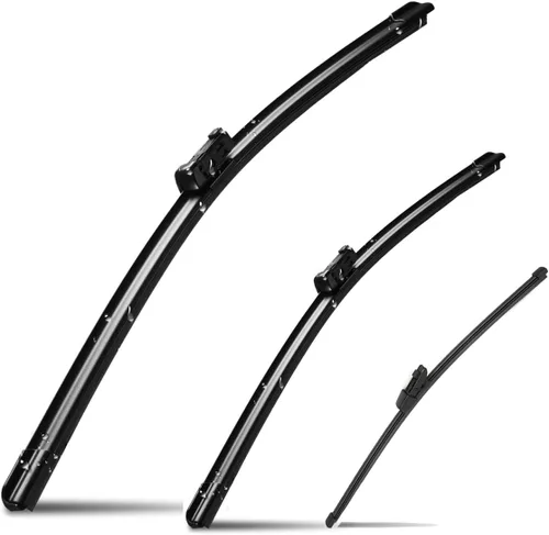 Miniatura 25 de Juego de 3 limpiaparabrisas de repuesto para GMC Terrain Chevy Equinox 2010-2017, 24 + 17 + 13 pulgadas (juego de 3)