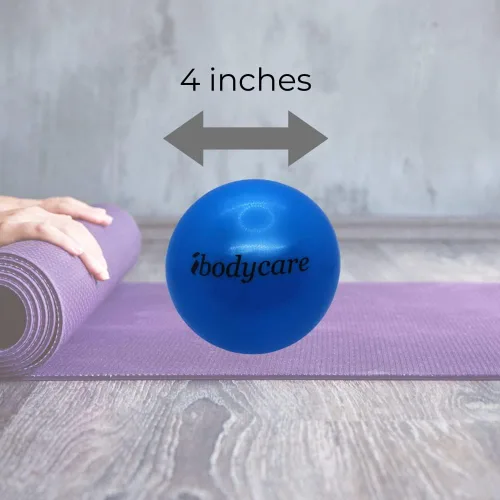 Miniatura 5 de Mini bola de Pilates de 4" (10cm) para AeroPilates, Yoga, Fitness, Fuerza, Pilates
