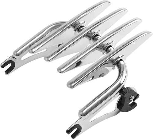 Miniatura 14 de XFMT Portaequipajes desmontable de dos plazas para motocicleta para Harley Touring Road King Street Glide Road Glide Electra Glide 2009 y posterior