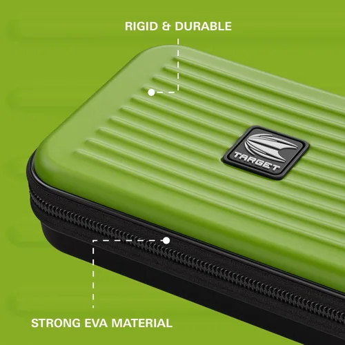 Miniatura 6 de Target Darts Takoma - Funda tipo cartera XL para dardos, verde con capacidad para 6 dardos, soporte protector de EVA con bolsas de doble cierre
