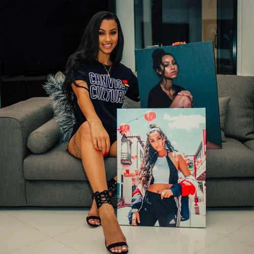 Miniatura 2 de Impresiones en lienzo personalizadas con tus fotos, impresión personalizada de imagen a lienzo, arte de pared personalizado para dormitorio, sala