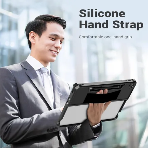 Miniatura 8 de MoKo - Funda protectora resistente todo en uno para Microsoft Surface Pro de 12 pulgadas lanzada en 2025, con soporte trasero para bolígrafo